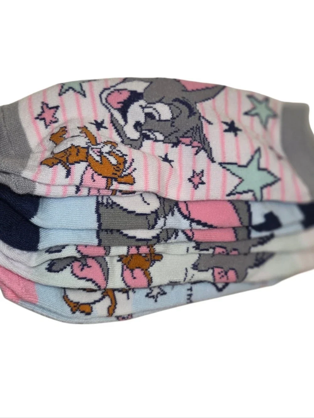 NWOT Bundle Of Tom And Jerry No Show Socks